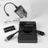 Фото #6 товара Корпус для внешнего жесткого диска SSD Axagon ADSA-1S6 черный 122 мм x 78 мм x 19 мм