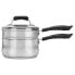 Фото #1 товара 2qt Stainless Steel Covered Double Boiler Set