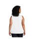 ფოტო #2 პროდუქტის Plus Size Supima Cotton Crew Neck Tank Top