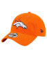 Фото #3 товара Men's Orange Denver Broncos Distinct 9TWENTY Adjustable Hat