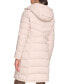 Фото #3 товара Women's Hooded Stretch Puffer Coat, Created for Macy's