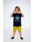 ფოტო #3 პროდუქტის Boy T-Shirt With Print Navy - Toddler|Child