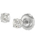 ფოტო #1 პროდუქტის Diamond Stud Earrings (1/4 ct. t.w.) in 14k White Gold