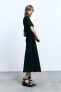 Фото #7 товара Платье со сборками сбоку — zw collection ZARA