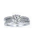 Кольцо Bling Jewelry 3CT Round Solitaire CZ