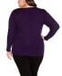 Plus Size Square Neck Sweater