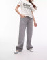 Фото #1 товара Topshp Ember low rise wide leg jeans in pale grey