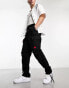 Фото #2 товара HUGO Garlo cargo trousers in black