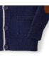 ფოტო #2 პროდუქტის Boys Organic Tipped Cardigan with Elbow Patches, Infant