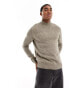 Фото #2 товара Jack & Jones thick jumper with high neck in beige