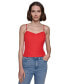 ფოტო #1 პროდუქტის Women's Linen-Blend Camisole Top