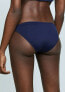 L Space 261272 Women's Navy Sundrop Hipster Bikini Bottom Swimwear Size Medium