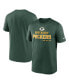 Men's Green Green Bay Packers Legend Community Performance T-shirt