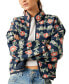 Фото #1 товара Women's Chloe Cotton Floral Quilted Jacket