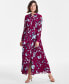 Women's Printed Pleated Shirtdress, Created for Macy's