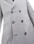 Фото #2 товара Harry Brown double breasted suit jacket in grey