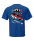 Men's Royal 2023 Daytona 500 Two Spot T-shirt Синий, S - фото #4