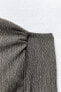 Комплект из топа и брюк из рельефной ткани ZARA