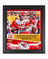 Фото #1 товара Patrick Mahomes Kansas City Chiefs Framed 15" x 17" Touchdown Record Collage