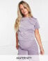 Фото #1 товара Jaded Rose Maternity t-shirt in lilac sparkle co-ord