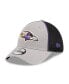 Фото #1 товара Men's Gray Baltimore Ravens Pipe 39THIRTY Flex Hat