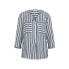 TOM TAILOR Long Sleeve T-Shirt Offwhite Navy Vertical Stripe, 40 - фото #4