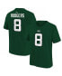 Big Boys Aaron Rodgers Green New York Jets Player Name and Number T-shirt