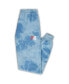 ფოტო #1 პროდუქტის Men's Royal Philadelphia 76ers Big and Tall Wordmark Cloud Dye Jogger Pants