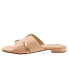 Фото #4 товара Trotters Nell T2316-130 Womens Beige Leather Slip On Slides Sandals Shoes 10