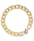 Gold-Tone Pavé Toggle Chain-Link 18" Collar Necklace, Created for Macy's
