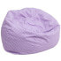 Фото #1 товара Oversized Lavender Dot Bean Bag Chair