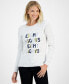 Women's Eight Nights Sequined Crewneck Sweater, Created for Macy's