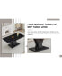 Фото #7 товара Sleek Black Multipurpose Table Functional Style for Any Space