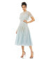 ფოტო #1 პროდუქტის Women's Flounce Sleeve Tea Length Dress