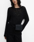 ფოტო #1 პროდუქტის Women's Boat-Neck Knitted Sweater