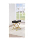 Фото #4 товара Coleen Side Table in Black & Brass