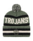 ფოტო #2 პროდუქტის Men's Green USC Trojans OHT Military-Inspired Appreciation Bering Cuffed Knit Hat with Pom