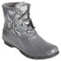 Sperry Saltwater Metallic Camouflage Duck Womens Grey, Silver Casual Boots STS8