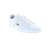 Фото #4 товара Lacoste Nivolor 0721 1 P CMA Mens White Leather Lifestyle Sneakers Shoes