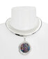 Abalone Pendant Collar Necklace Abalone/Silver - фото #4