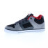 Фото #5 товара DC Pure Mid ADYS400082-BYR Mens Gray Suede Skate Inspired Sneakers Shoes