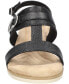 Фото #7 товара Women's Caddo Buckle Slingback Wedge Sandals