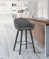 Фото #6 товара Crimson Faux Leather and Wood Bar and Counter Height Stool