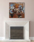 Фото #4 товара Biking Mixed Media Iron Hand Painted Dimensional Wall Art, 32" x 32" x 2.6"