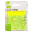 Фото #1 товара Q-CONNECT Removable adhesive notepad 76x76 mm removable translucent neon yellow plastic with 50 sheets