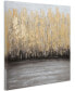 Nature Textured Metallic Hand Painted Wall Art by Martin Edwards, 36" x 36" x 1.5"