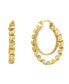 ფოტო #1 პროდუქტის 18K Gold Plated or Silver Plated Hoop Earring