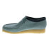 Фото #9 товара Clarks Wallabee 26162538 Mens Gray Nubuck Oxfords & Lace Ups Casual Shoes