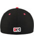 ფოტო #3 პროდუქტის Men's Black Pensacola Blue Wahoos Authentic Collection 59FIFTY Hat