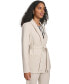 Фото #3 товара Women's Shawl-Collar Belted Blazer